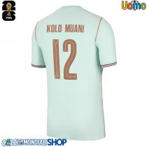 Maglie da calcio Francia Randal Kolo Muani #12 Seconda Maglia Mondiali 2026  Manica Corta